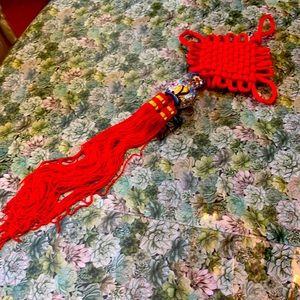 Red chime door hanging professionally handmade brand new
